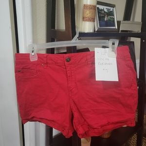 Red shorts